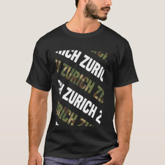 Zurich Camouflage Pattern Green Camouflage T-Shirt