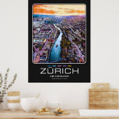 Zürich City Poster (Küche)