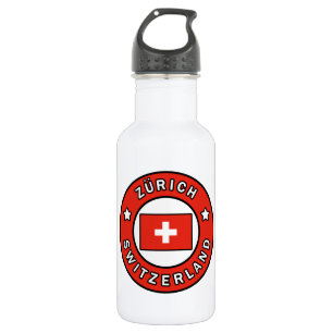 Zürich die Schweiz Edelstahlflasche