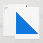 Zurich Flag Postkarte (Vorne/Hinten)