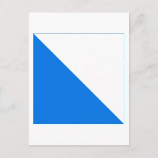 Zurich Flag Postkarte (Vorderseite)