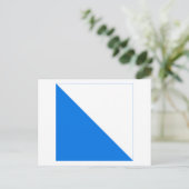 Zurich Flag Postkarte (Stehend Vorderseite)