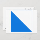 Zurich Flag Postkarte (Vorne/Hinten)