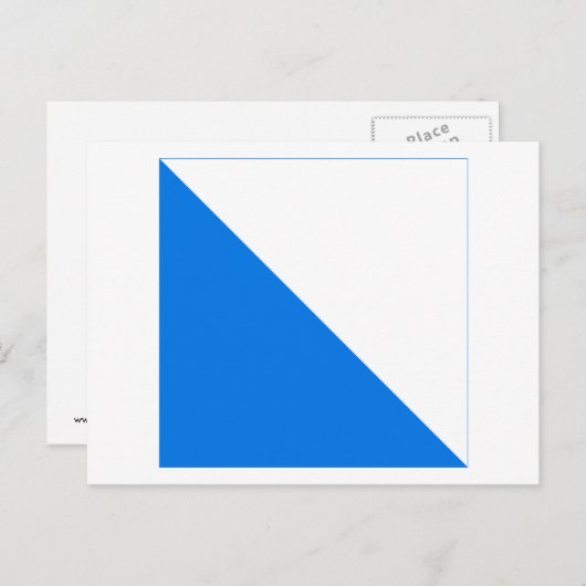 Zurich Flag Postkarte (Vorne/Hinten)