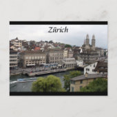 zürich Grenze Postkarte (Vorderseite)