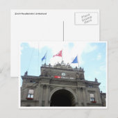 Zürich-Haupt-Bahnhof Postkarte (Vorne/Hinten)