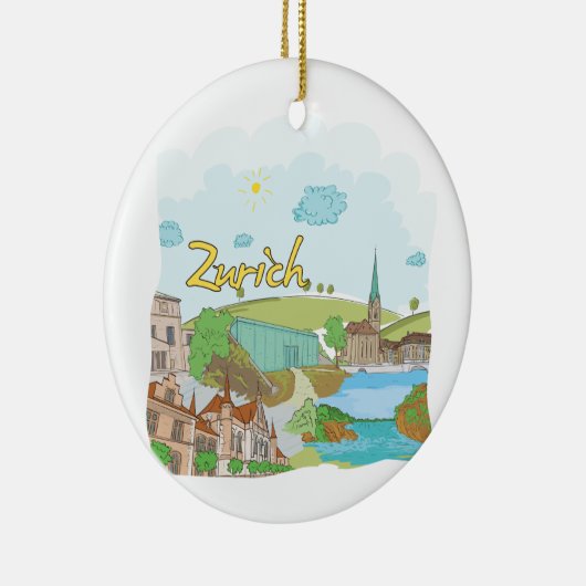 Zürich Keramik Ornament (Rechts)