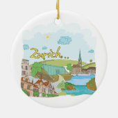 Zürich Keramik Ornament (Hinten)