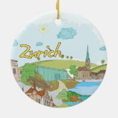 Zürich Keramik Ornament (Hinten)
