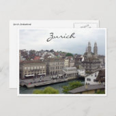 zurich limmat postkarte (Vorne/Hinten)