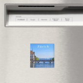 Zürich. Limmat. Rathaus und Brücke. Magnet (In Situ (Geschirrspüler))