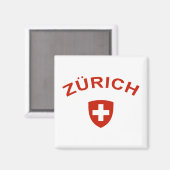 Zürich Magnet (Vorderseite/Rückseite)