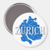 Zürich Magnet (Vorderseite/Rückseite)