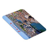 Zürich. Panorama aus dem Großmunsterturm. Magnet (Rechte Seite)