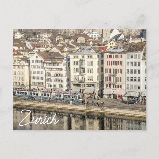 Zurich Postcard Schweiz Gruß Postkarte (Vorderseite)