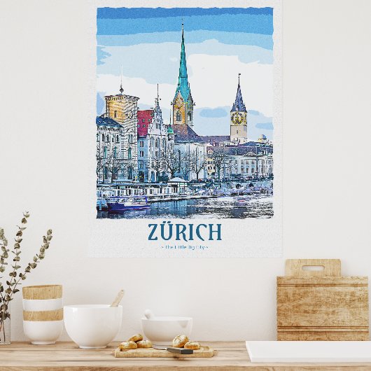 Zurich Poster (Küche)