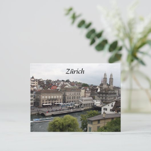 zürich postkarte (Stehend Vorderseite)