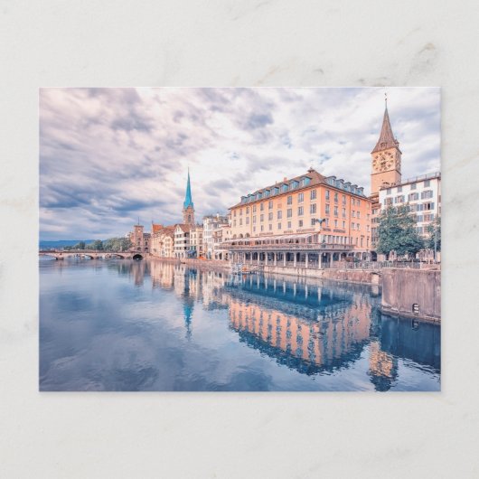 Zürich Postkarte (Vorderseite)