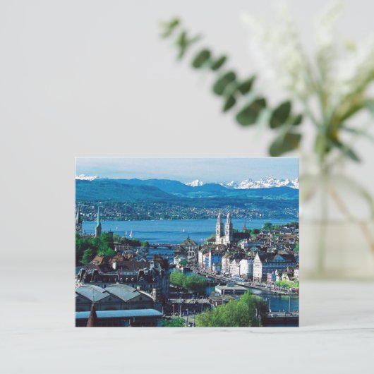Zürich Postkarte (Stehend Vorderseite)