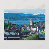 Zürich Postkarte (Vorderseite)