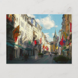 Zürich Postkarte