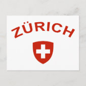 Zürich Postkarte (Vorderseite)