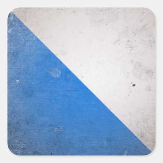 Zürich Quadratischer Aufkleber (Vorderseite)