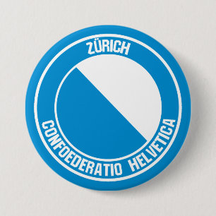 Zürich Round Emblem Button