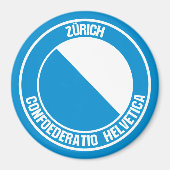 Zürich-RundEmblem Magnet (Vorne)
