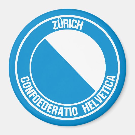 Zürich-RundEmblem Magnet (Vorne)