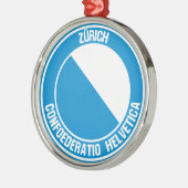 Zürich-RundEmblem Ornament Aus Metall (Links)