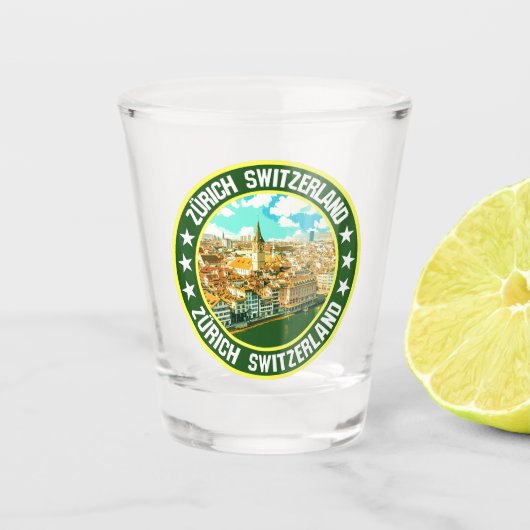 Zürich Schnapsglas (Vorderseite)