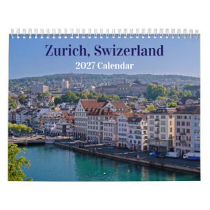Zürich Schweiz 2027 Kalender