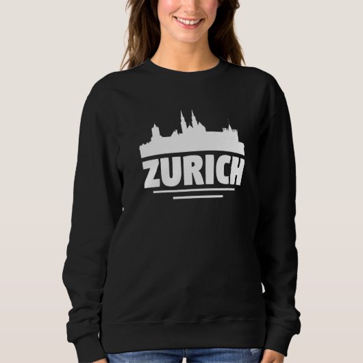 Zürich Schweiz 3 Sweatshirt (Vorderseite)