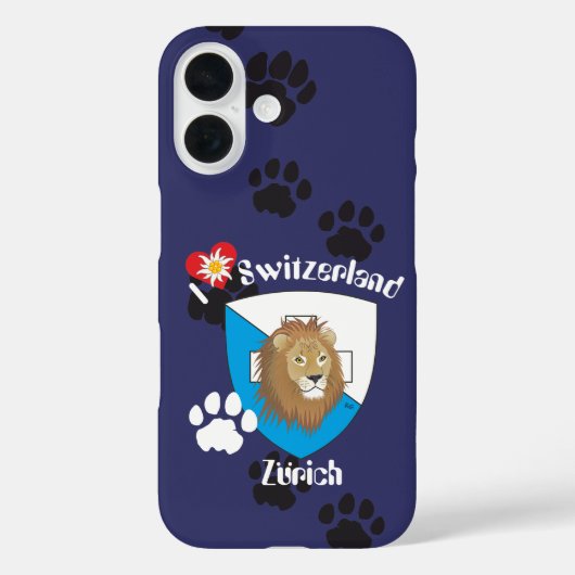 Zürich Schweiz Apple iPhone Hüllen (Rückseite)