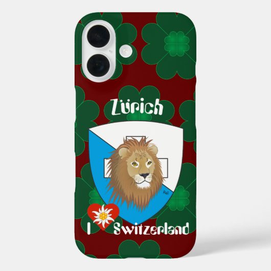 Zürich Schweiz Apple iPhone Hüllen (Rückseite)