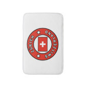 Zürich Schweiz Badematte (Vorderseite Vertikal)