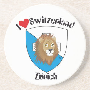 Zürich Schweiz BierŌ Sandstein Untersetzer