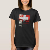 Zürich Schweiz Europa 1 T-Shirt (Vorderseite)
