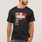 Zürich Schweiz Europa T-Shirt (Vorderseite)
