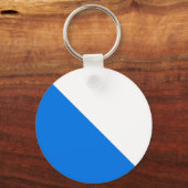 Zürich, Schweiz-Flagge Schlüsselanhänger (Vorderseite)