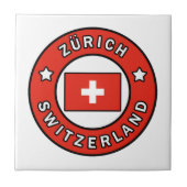 Zürich Schweiz Fliese (Vorderseite)