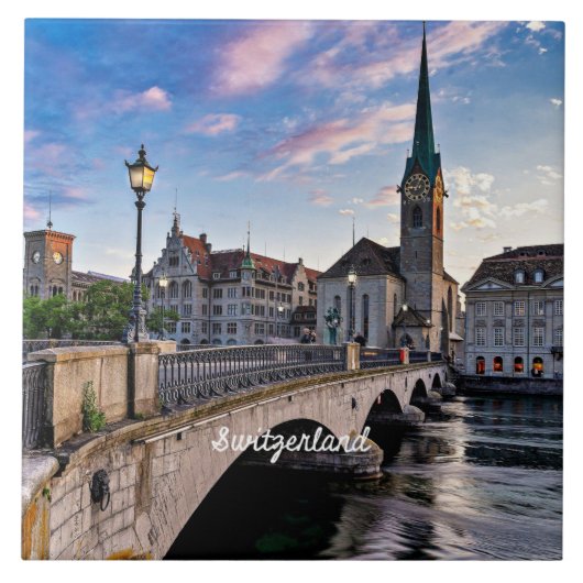Zürich, Schweiz Fliese (Vorderseite)