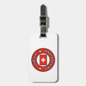 Zürich Schweiz Gepäckanhänger (Vorderseite vertikal)