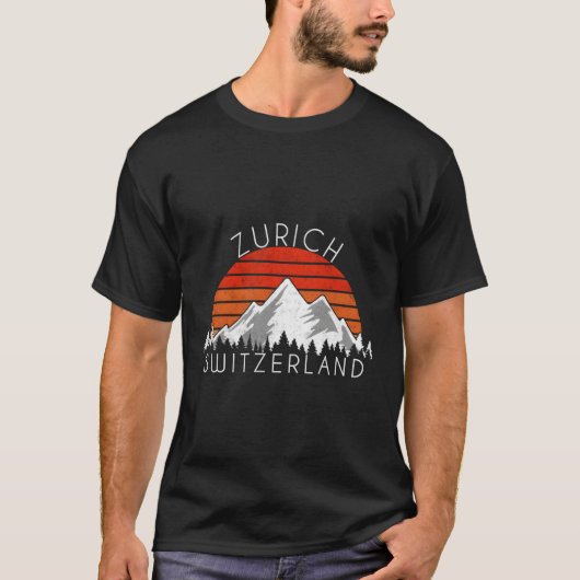 Zürich Schweiz gestört T-Shirt (Vorderseite)