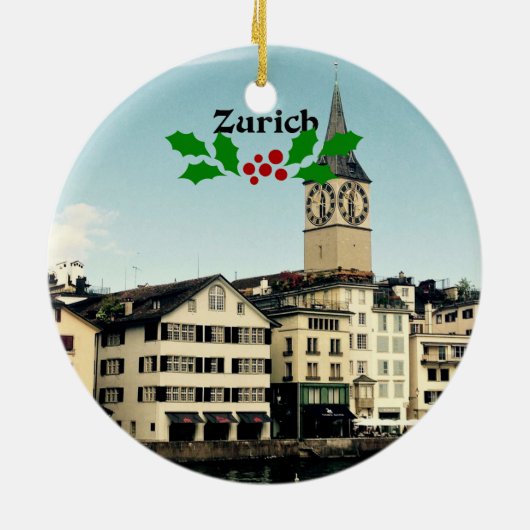 Zürich, Schweiz Keramik Ornament (Hinten)