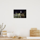 Zürich, Schweiz Limmat River - Print Poster (Küche)