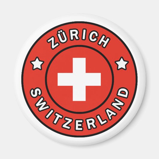Zürich Schweiz Magnet (Vorne)