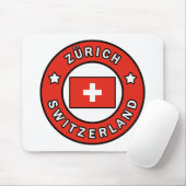 Zürich Schweiz Mousepad (Mit Mouse)
