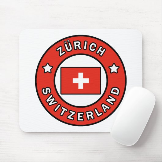 Zürich Schweiz Mousepad (Mit Mouse)